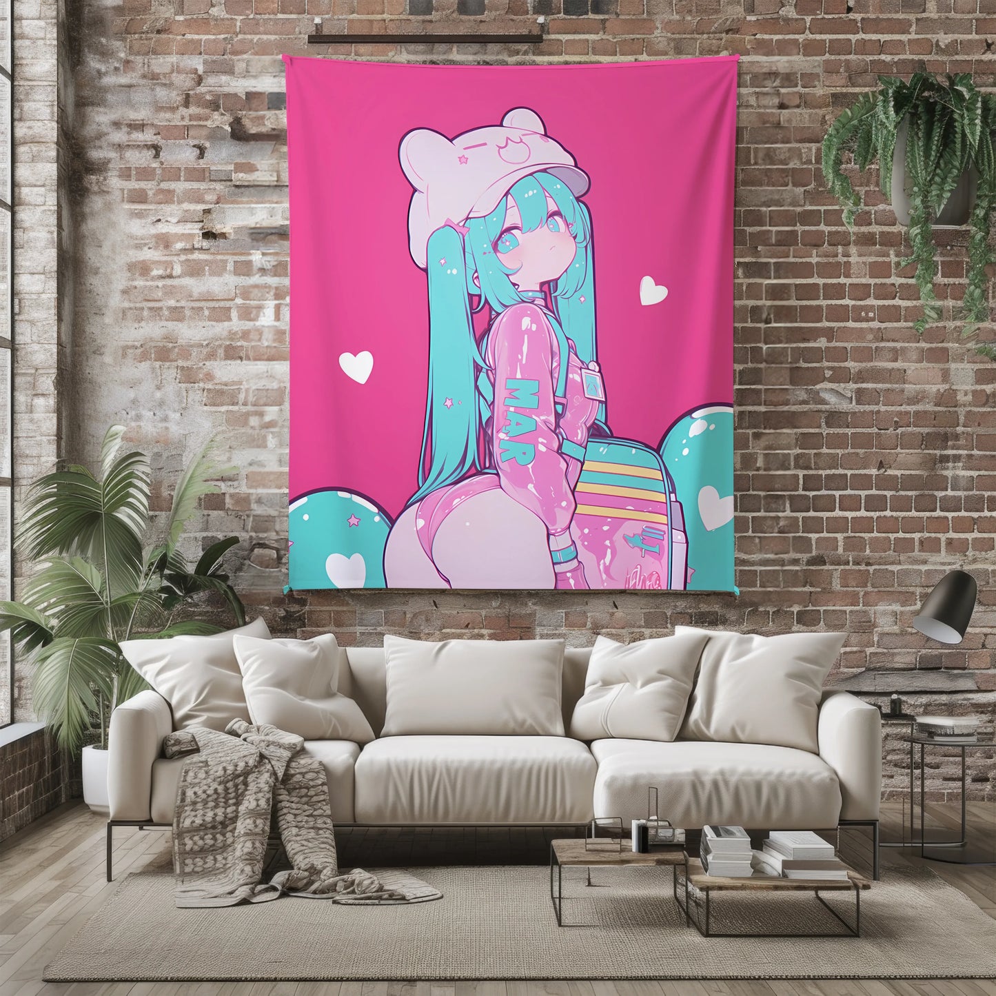 Spicy High-cut Dress Hatsune Miku Fleece Blanket, Vocaloid Merch, Hot Anime  Girl Throw Tapestry, Gift for Miku Fans