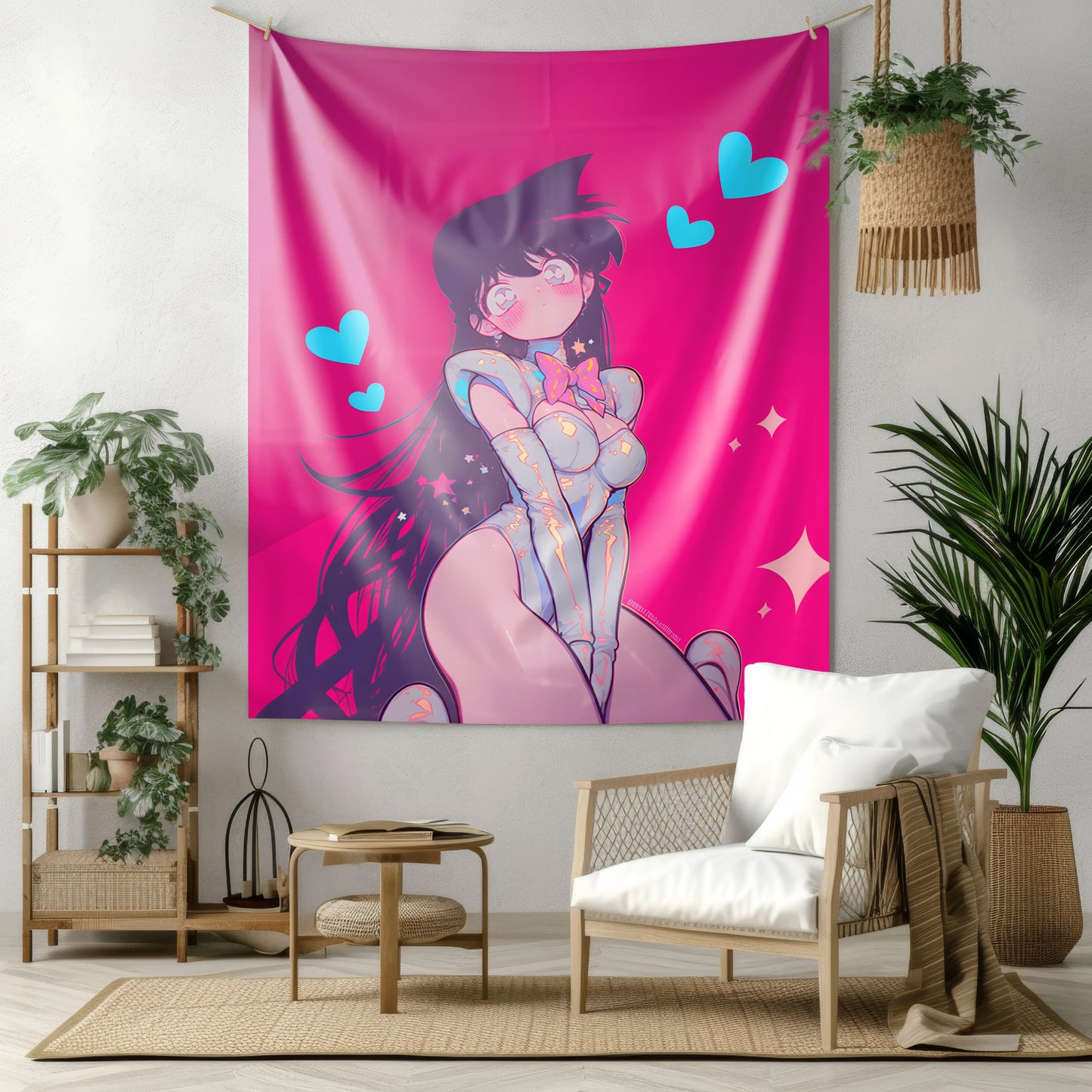 Ran Mouri Bodysuit Edition Flannel Blanket, Detective Conan Merch, Anime Girl Peripheral, Otaku Bedding