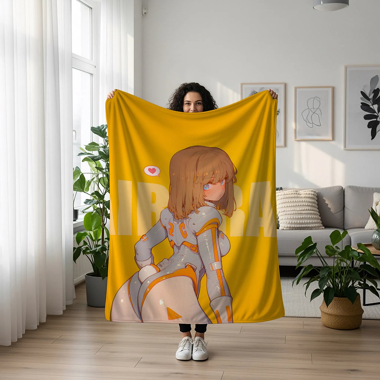 Ai Haibara Sexy Bodysuit Flannel Blanket, Detective Conan Merch, Anime Girl Peripheral, Otaku Bedding Decor