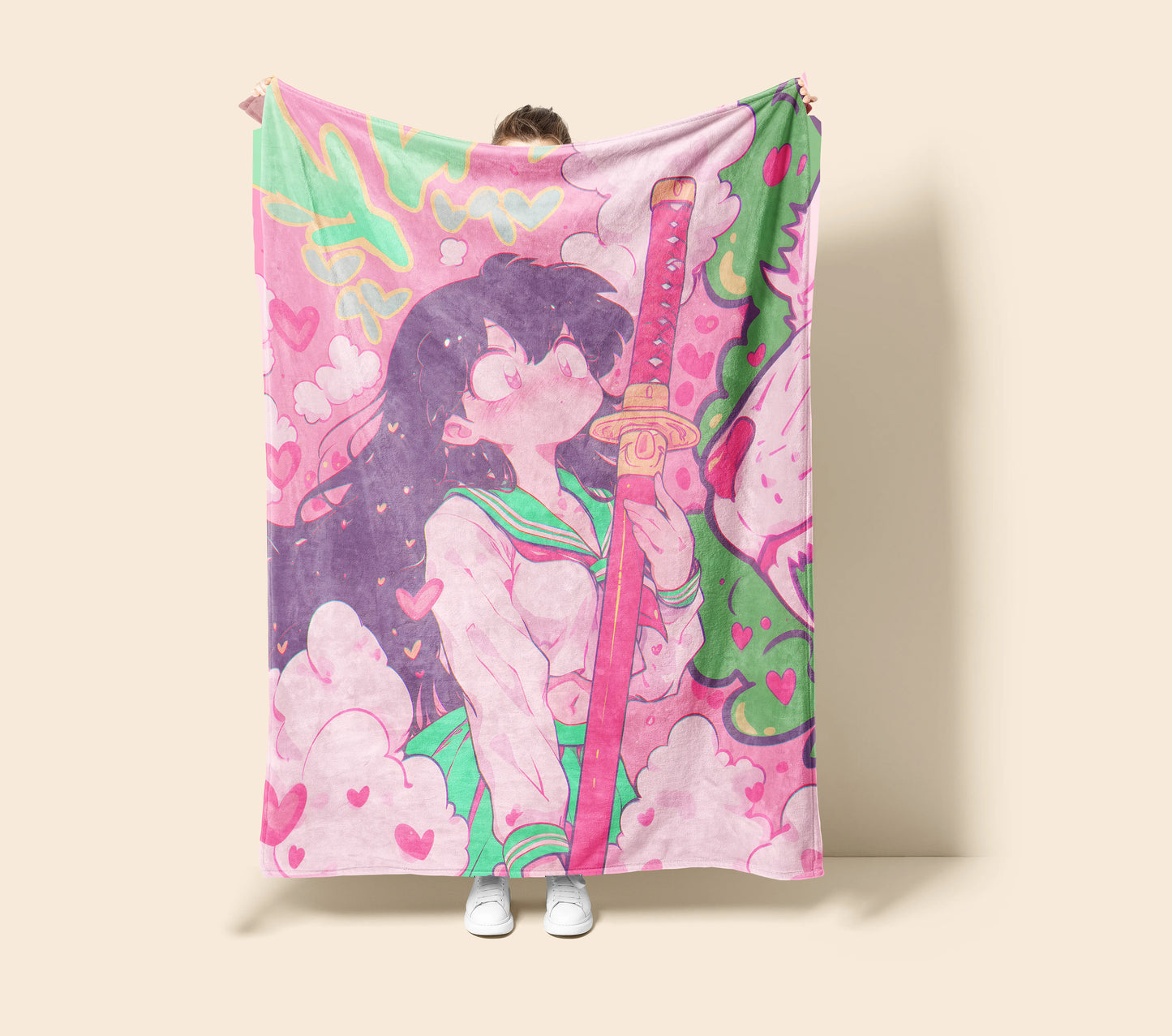 Ai Haibara Classic Manga Style Flannel Blanket, Detective Conan Merch, Sherry Anime Peripheral, Otaku Gift