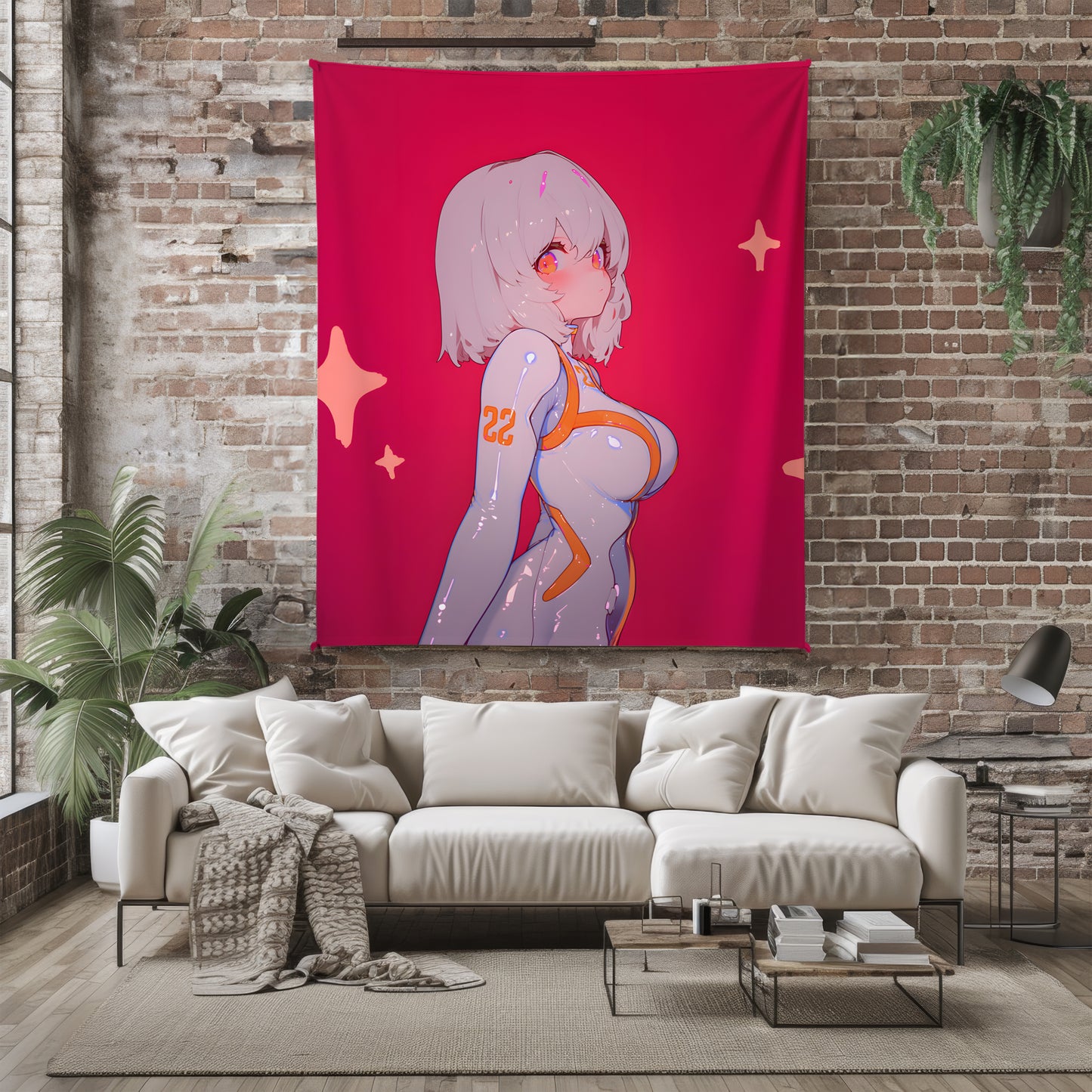 Rei Ayanami Plugsuit Art Blanket, Evangelion Rei Bodysuit Decor, Sexy Glossy Suit Design, Premium Anime Girl Gift, Anime Art