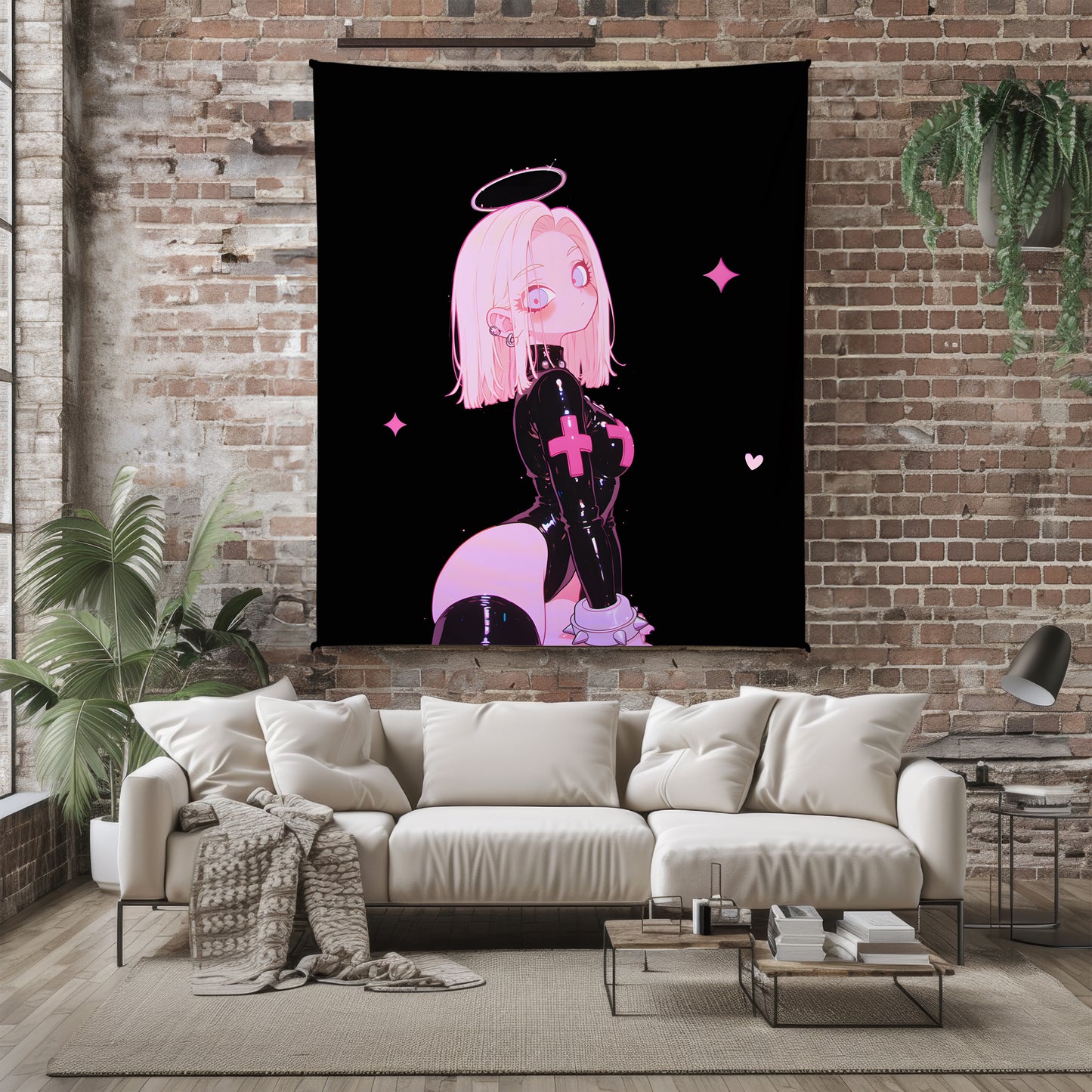 Android 18 Rubber Suit Art Blanket, Dragon Ball Z Lazuli Bodysuit Decor, Sexy Glossy Suit Design, Premium Anime Girl Gift, Anime Art