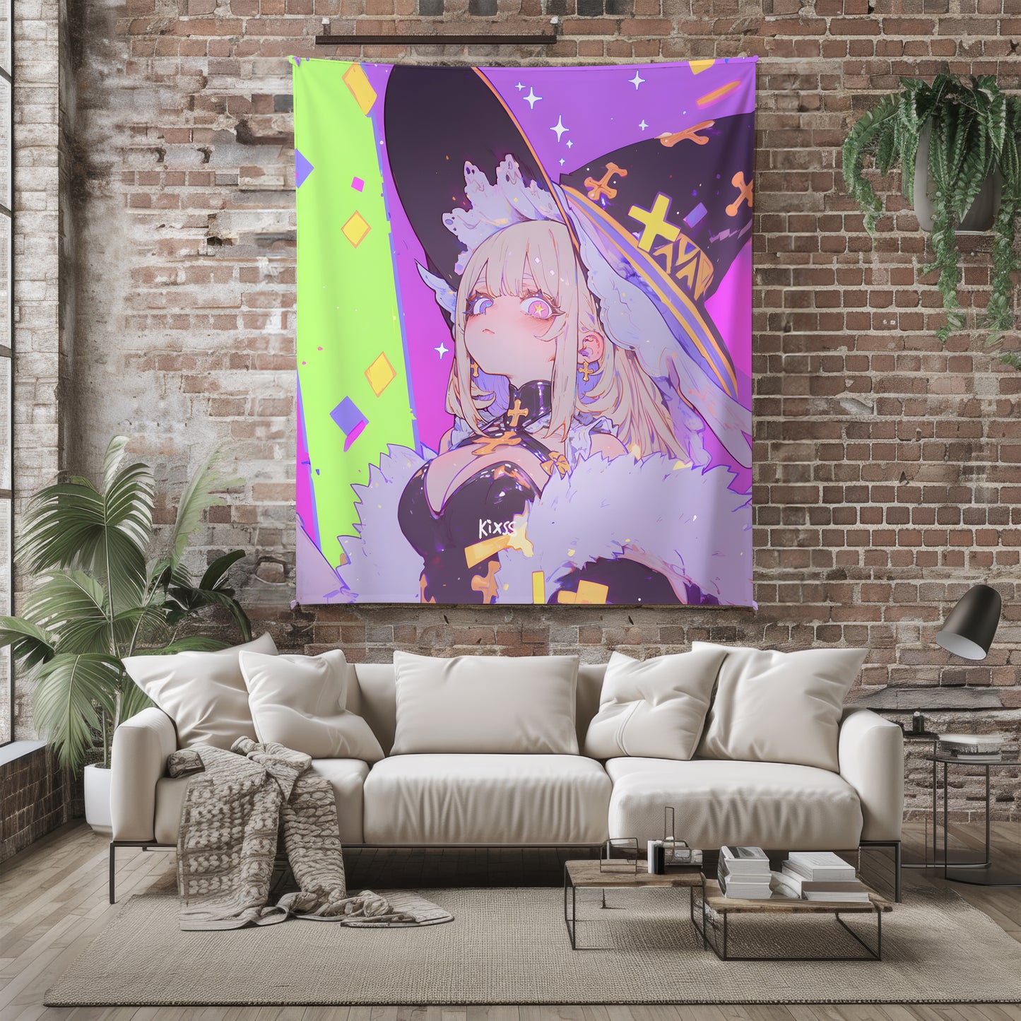 Honkai Star Rail Herta Puppet Flannel Art Blanket, Genius Society Space Station Decor, Premium Otaku Peripheral