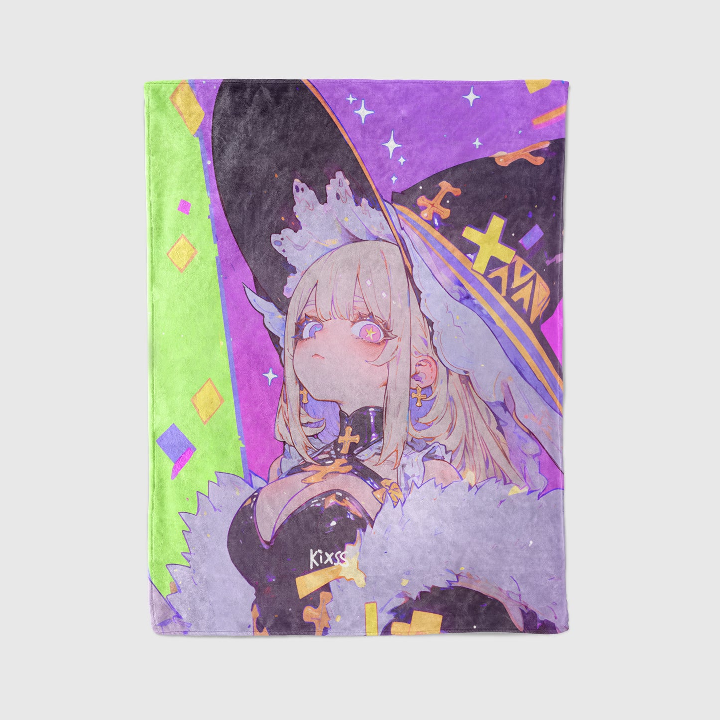 Honkai Star Rail Herta Puppet Flannel Art Blanket, Genius Society Space Station Decor, Premium Otaku Peripheral