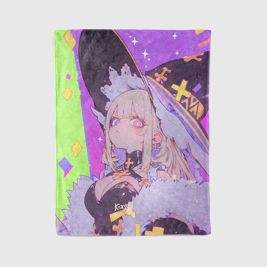 Honkai Star Rail Herta Puppet Flannel Art Blanket, Genius Society Space Station Decor, Premium Otaku Peripheral