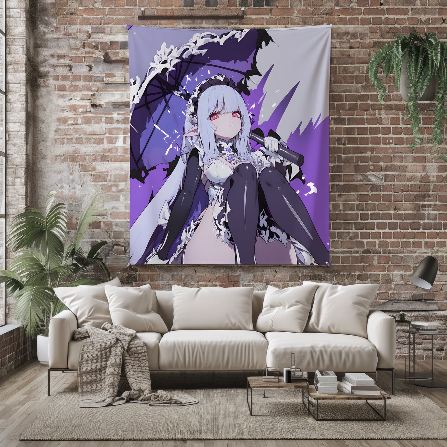 Zenless Zone Zero Vivian Art Flannel Blanket, ZZZ Modern Character Decor, High Quality Anime Peripheral