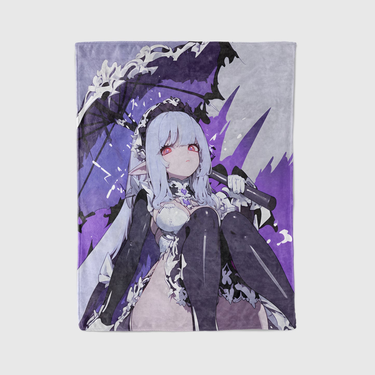 Zenless Zone Zero Vivian Art Flannel Blanket, ZZZ Modern Character Decor, High Quality Anime Peripheral