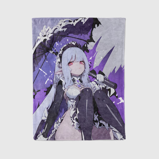 Zenless Zone Zero Vivian Art Flannel Blanket, ZZZ Modern Character Decor, High Quality Anime Peripheral