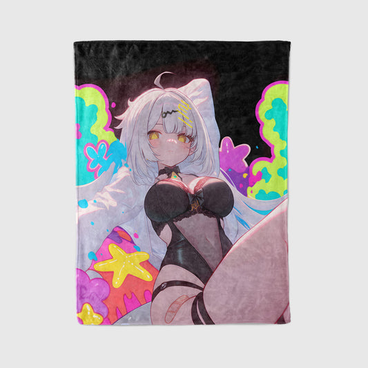 Miyabi, Zenless Zone Zero Merch, Sexy Pajamas Flannel Blanket, ZZZ Anime Peripheral, Otaku Bedding Decor