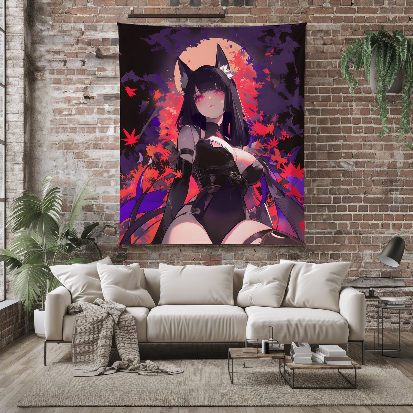 Hoshimi Miyabi, Zenless Zone Zero Merch, Sexy Cat Girl Flannel Blanket, ZZZ Anime Peripheral, Otaku Bedding