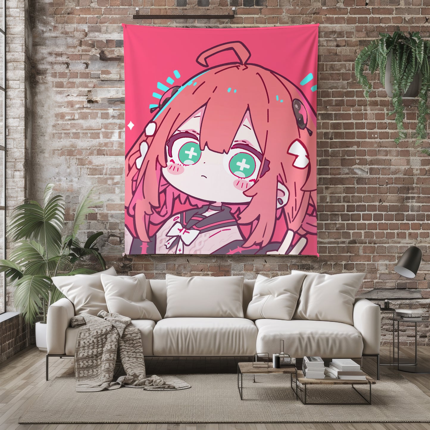 Ukinami Yuzuha, Zenless Zone Zero Merch, Cute Chibi Flannel Blanket, ZZZ Anime Peripheral, Kawaii Otaku Gift