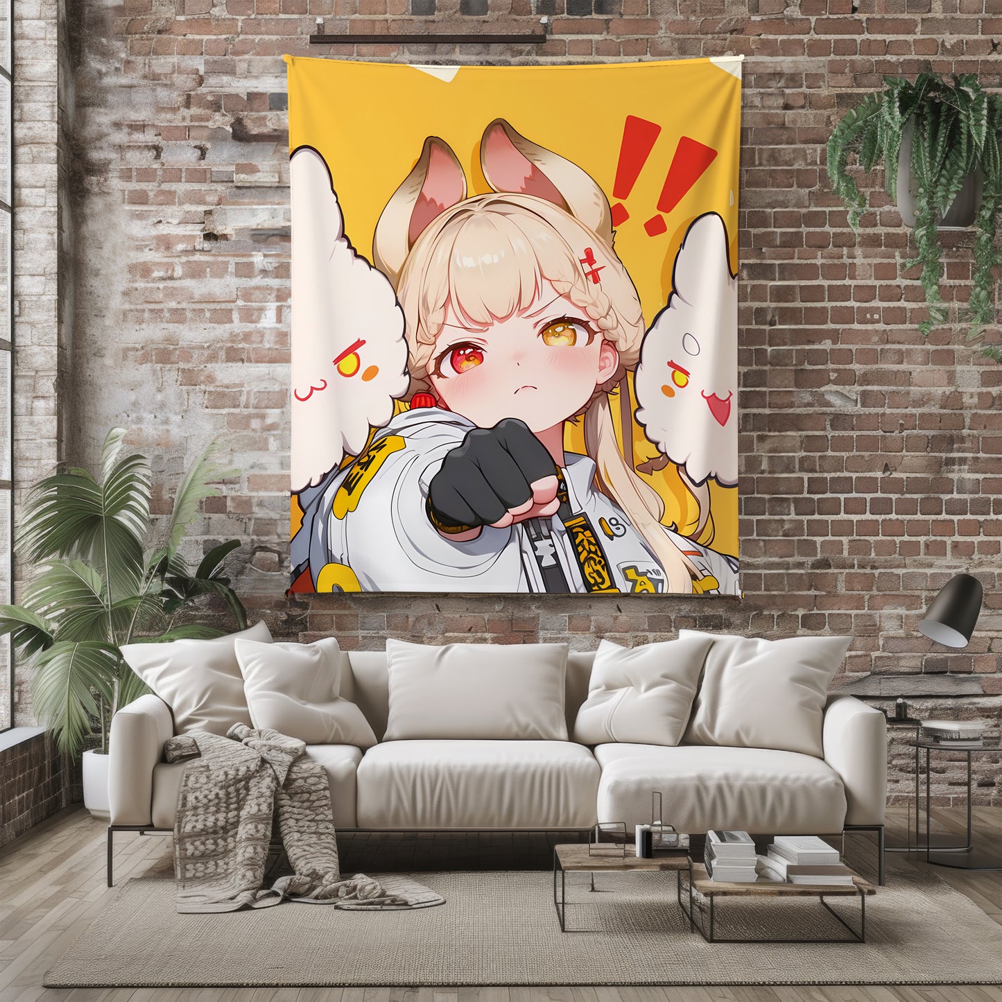 Alice Tandemfield, Anime Fan Art Merch, Pouting Expression Flannel Blanket, Otaku Bedding, Soft Anime Peripheral