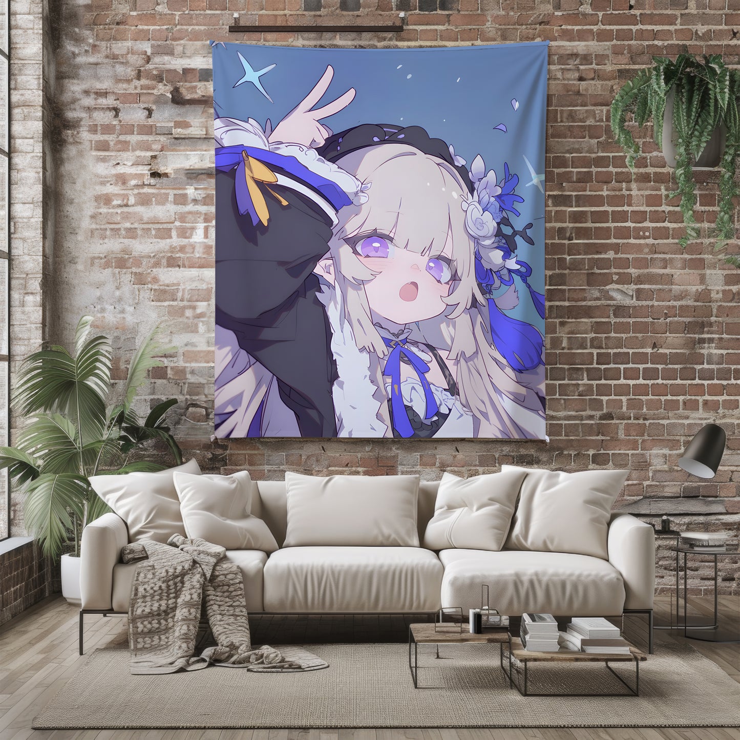 Herta, Honkai Star Rail Merch, Cute Chibi Flannel Blanket, Space Station Anime Peripheral, Kawaii Otaku Gift