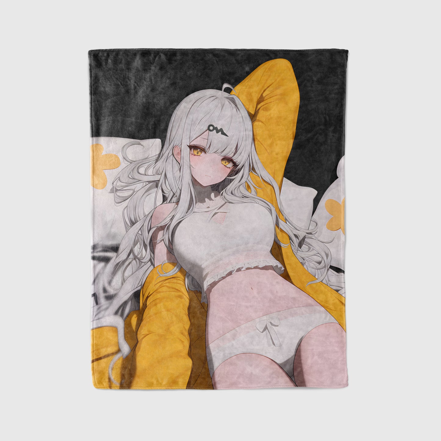 Miyabi, Zenless Zone Zero Merch, Pajamas Aesthetic Flannel Blanket, ZZZ Anime Peripheral, Otaku Home Decor