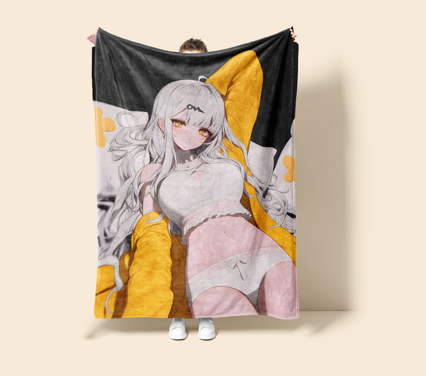 Miyabi, Zenless Zone Zero Merch, Pajamas Aesthetic Flannel Blanket, ZZZ Anime Peripheral, Otaku Home Decor