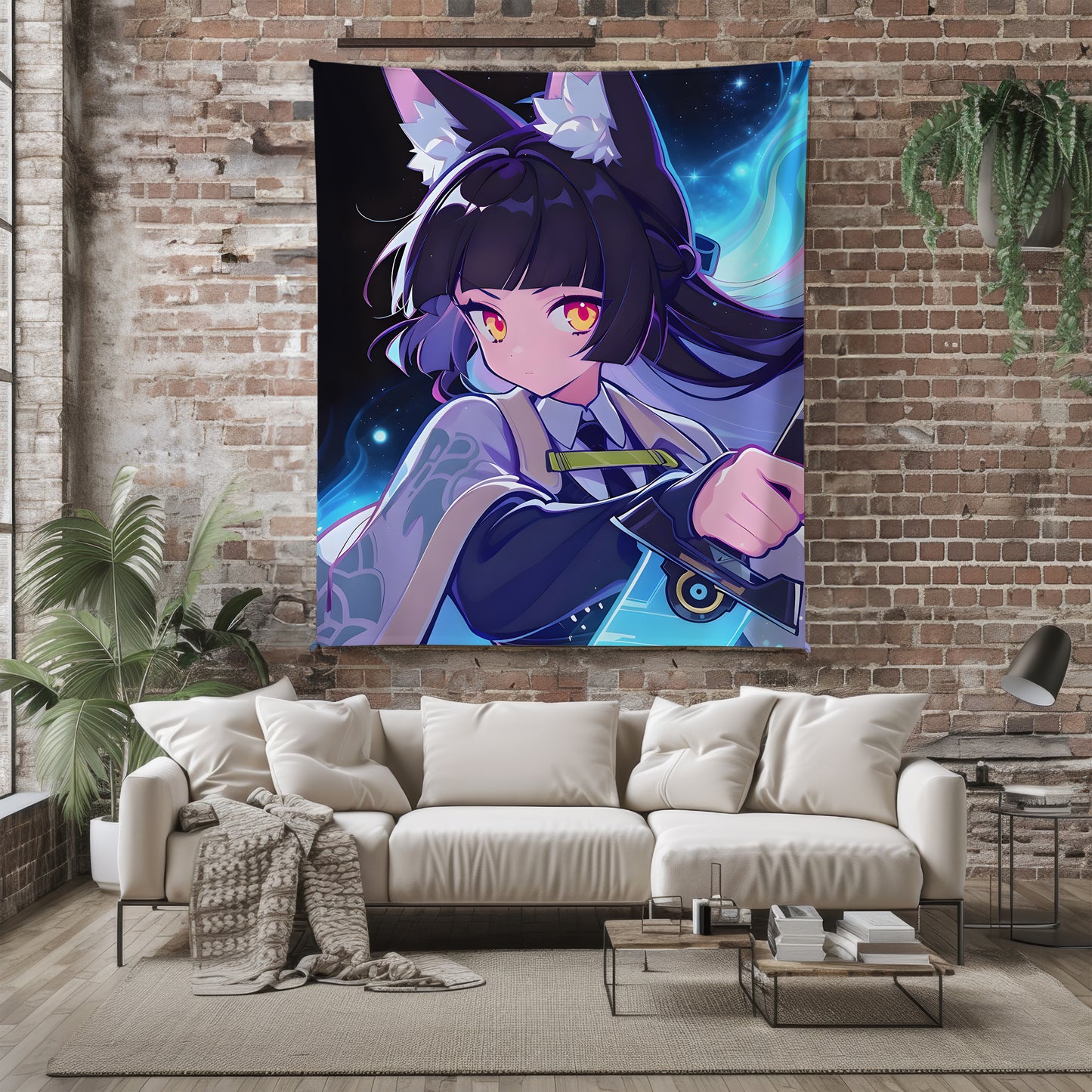 Hoshimi Miyabi, Zenless Zone Zero Merch, Combat Style Flannel Blanket, ZZZ Anime Peripheral, Otaku Bedding