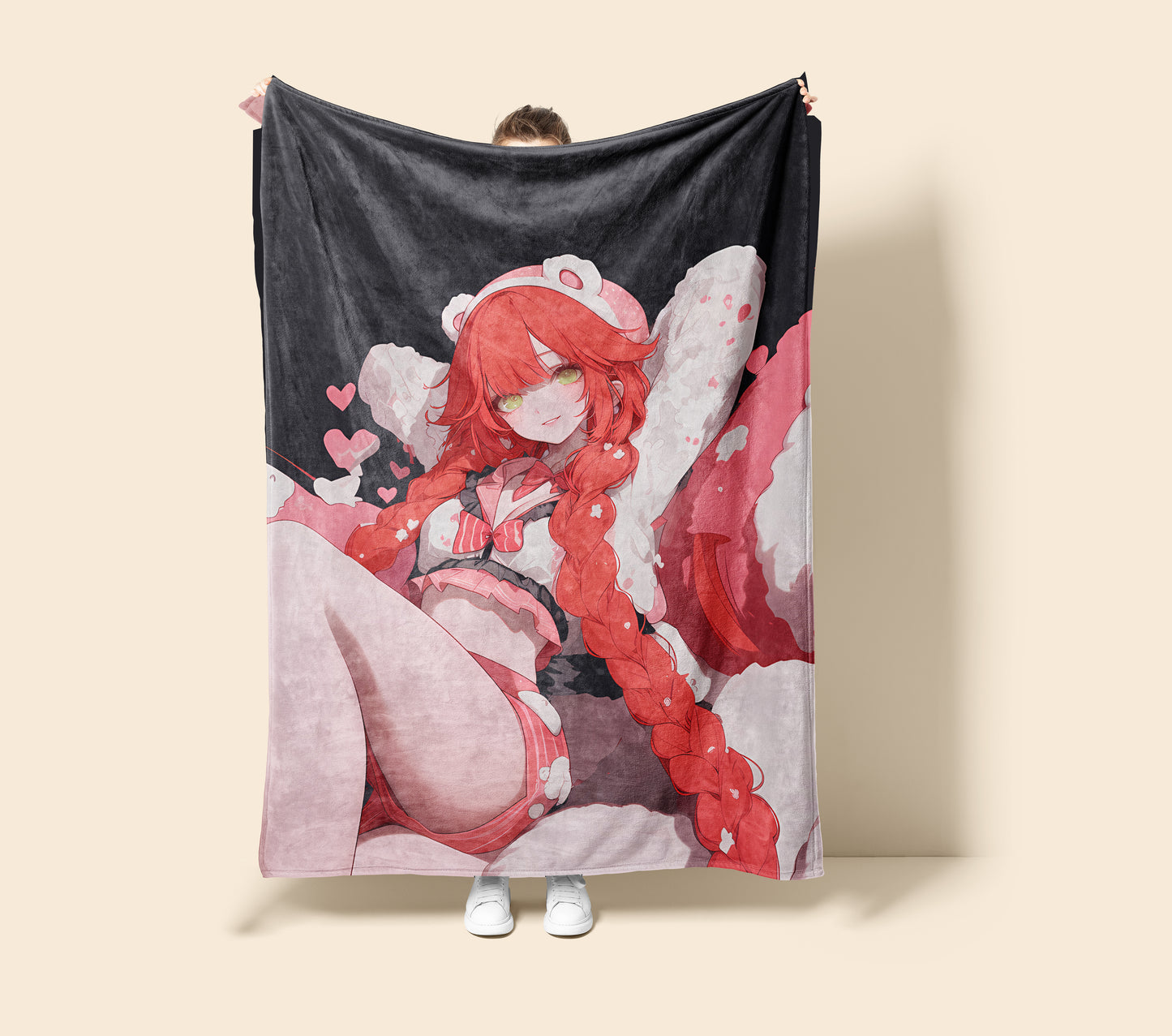 Ukinami Yuzuha, Zenless Zone Zero Merch, Pajamas Edition Flannel Blanket, ZZZ Anime Peripheral, Otaku Bedding