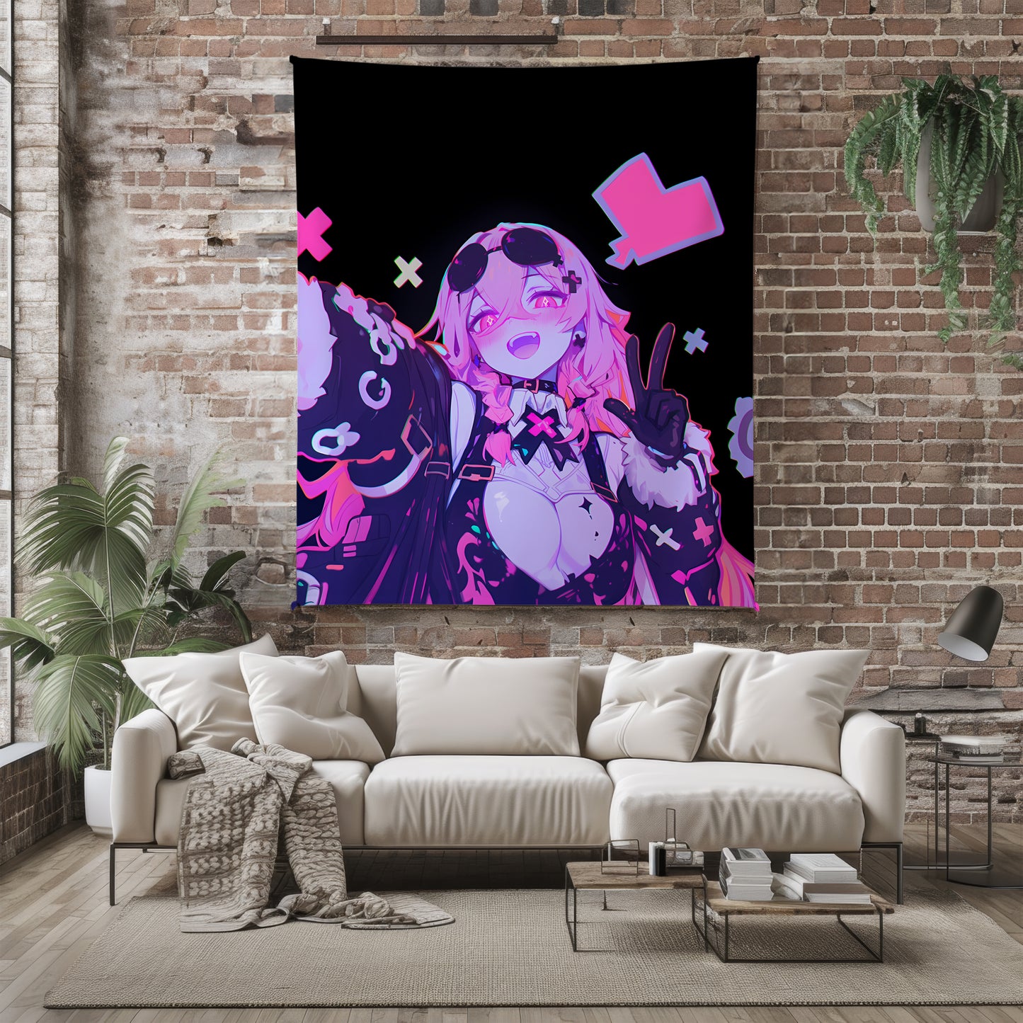 Kafka, Honkai Star Rail Merch, Graffiti Style Flannel Blanket, Stellaron Hunter Anime Peripheral, Otaku Art Decor