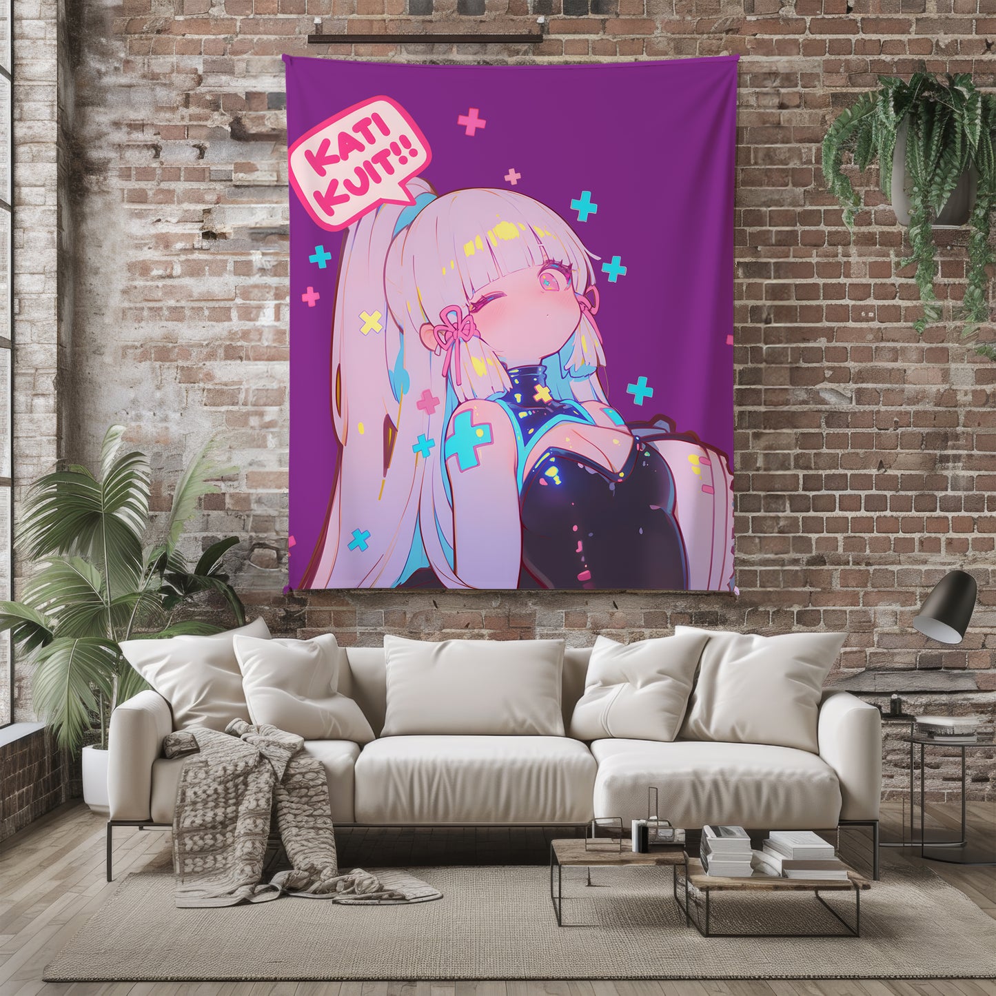 Kamisato Ayaka, Genshin Impact Merch, Kawaii Wink Flannel Blanket, Shirasagi Himegimi Anime Peripheral, Otaku Bedding