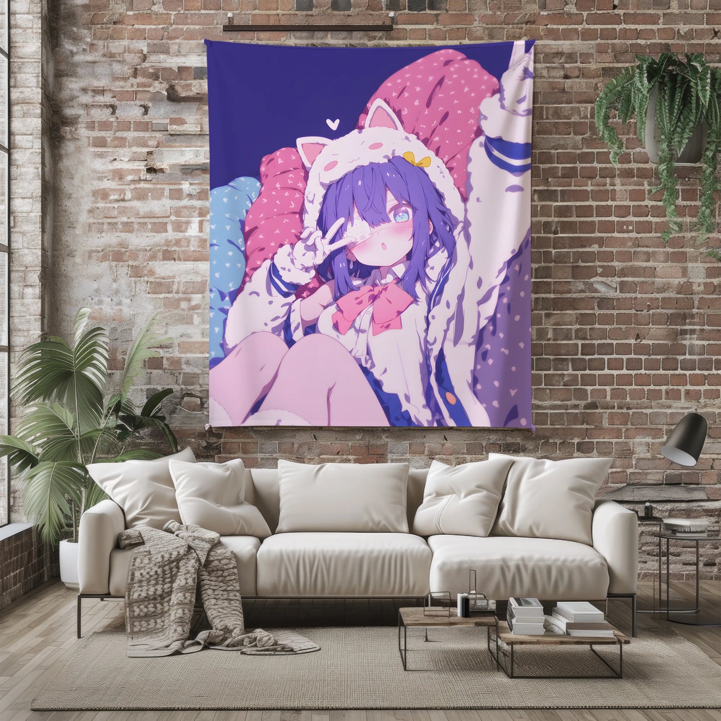 Rikka Takanashi Pajamas Edition Flannel Blanket, Love, Chunibyo & Other Delusions Merch, Otaku Home Decor