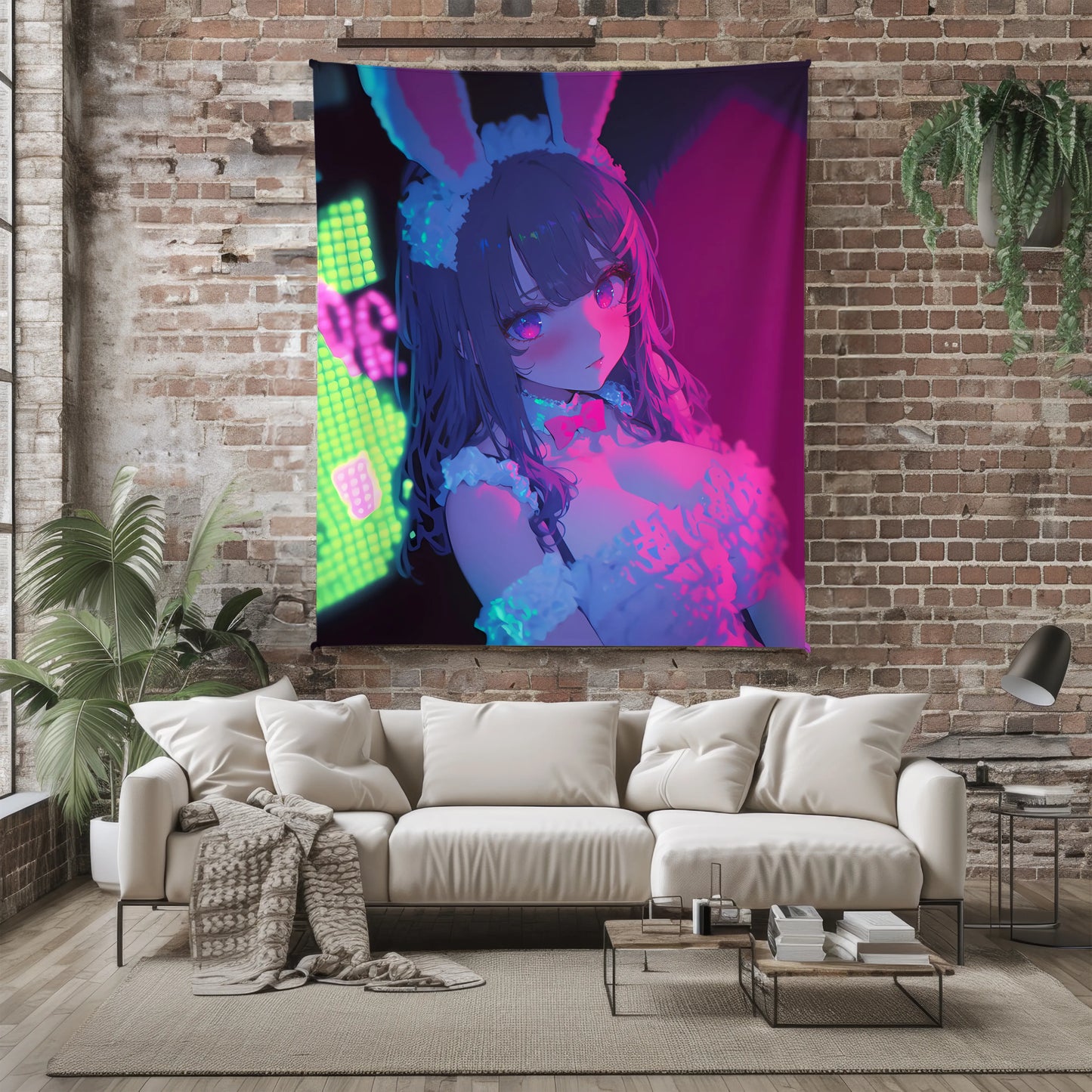 Mai Sakurajima Bunny Girl Outfit Flannel Blanket, Rascal Does Not Dream Merch, Seductive Anime Peripheral