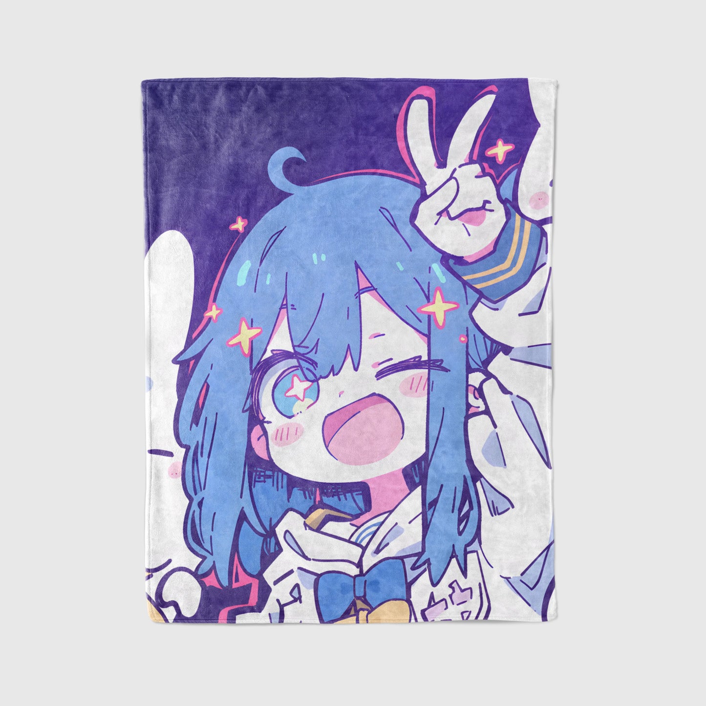 Anna Yanami Cute Chibi Flannel Blanket, Makeine: Too Many Losing Heroines Merch, Kawaii Anime Peripheral, Otaku Gift Bedding