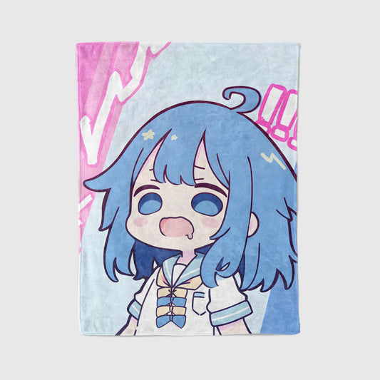 Anna Yanami Pouting Expression Flannel Blanket, Makeine: Too Many Losing Heroines Merch, Kawaii Anime Peripheral, Otaku Bedding Decor