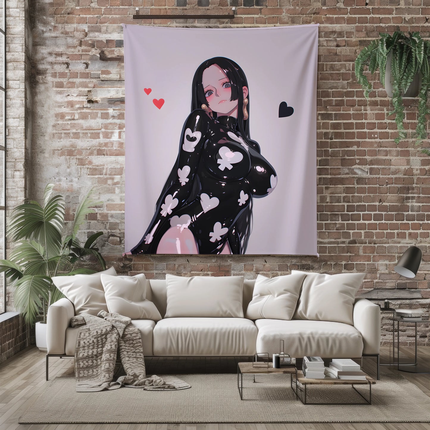 Boa Hancock Shy Bodysuit Flannel Blanket, One Piece Merch, Pirate Empress Anime Peripheral, Otaku Bedding