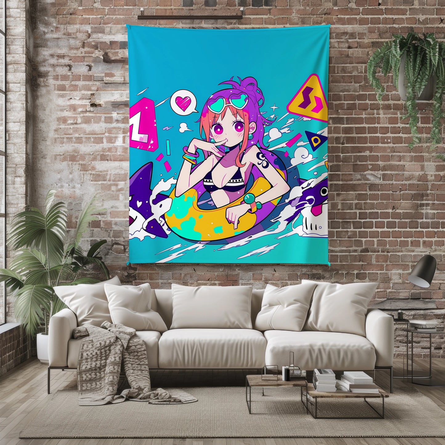 Nami Cute Chibi Flannel Blanket, One Piece Merch, Kawaii Anime Peripheral, Otaku Gift Bedding