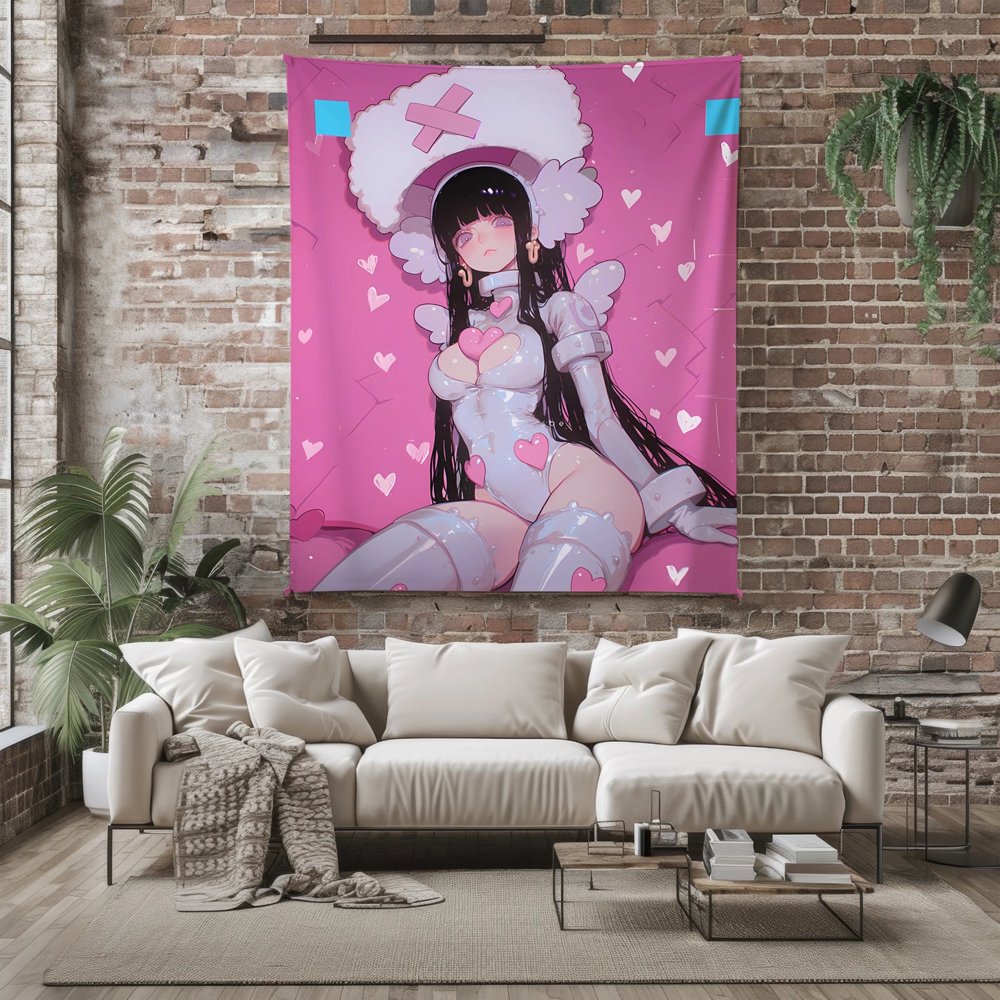 Boa Hancock Nurse Edition Flannel Blanket, One Piece Merch, Pirate Empress Anime Peripheral, Otaku Bedding Decor