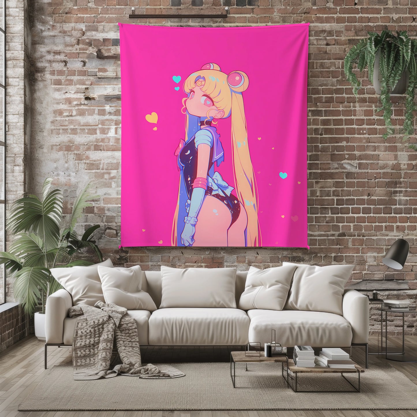 Usagi Tsukino Bodysuit Edition Flannel Blanket, Sailor Moon Merch, Modern Aesthetic Anime Peripheral, Otaku Gift