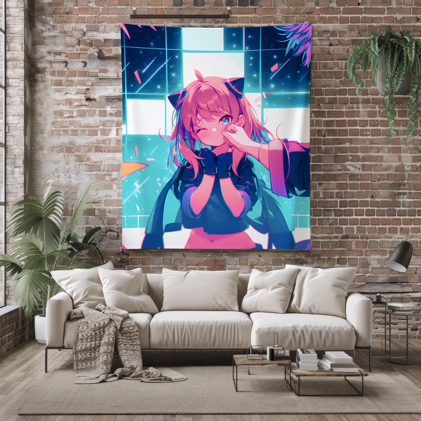 Anya Forger Pinch Face Flannel Blanket, Spy x Family Merch, Cute Anime Peripheral, Otaku Bedding Decor